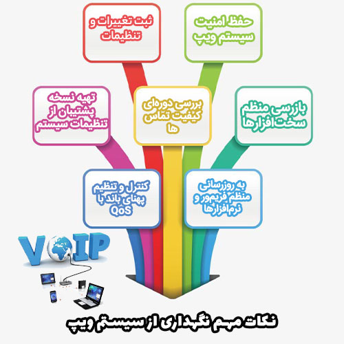 نکات نگهداری سیستم ویپ